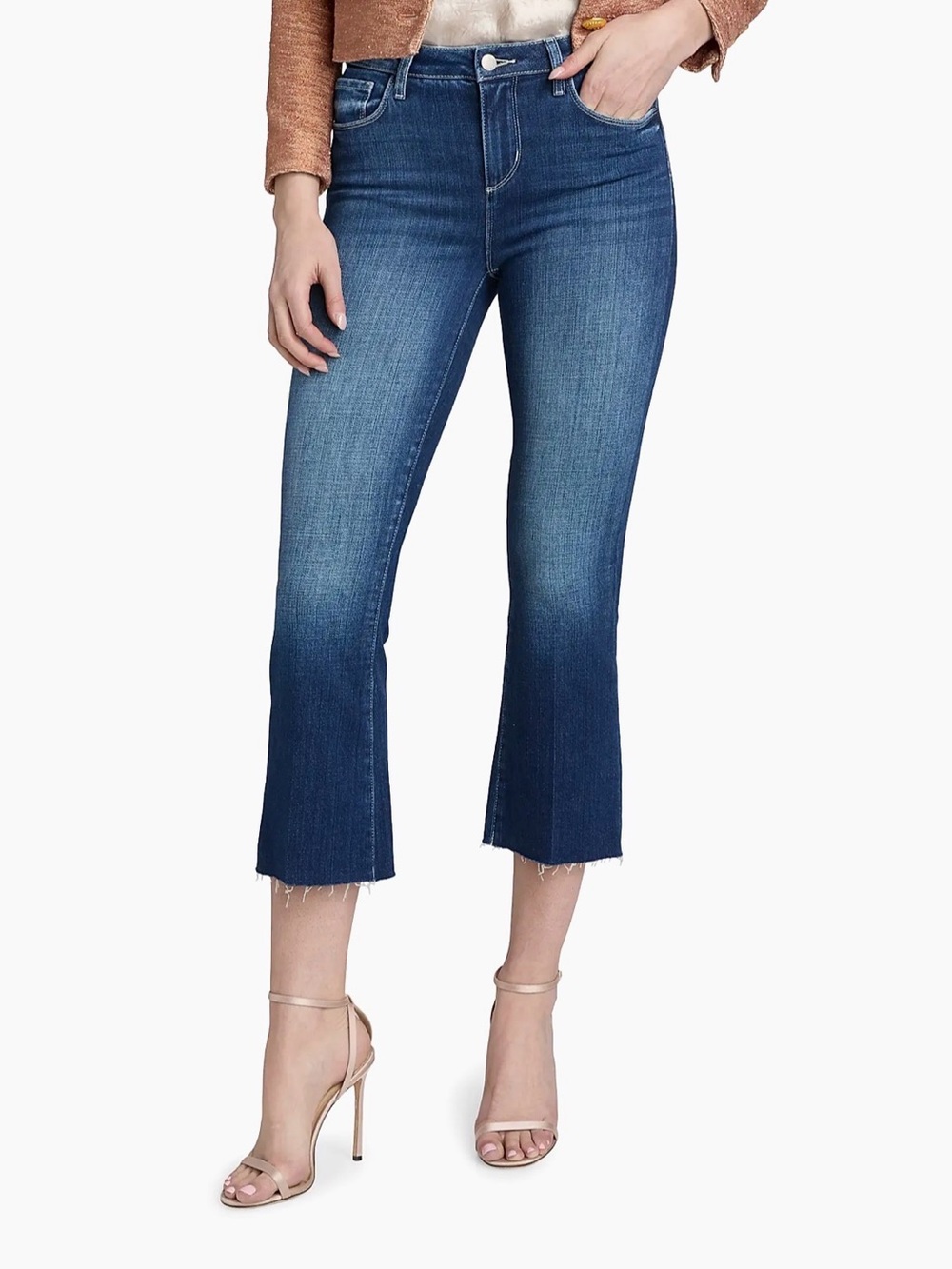L’AGENCE Kendra crop flare jeans